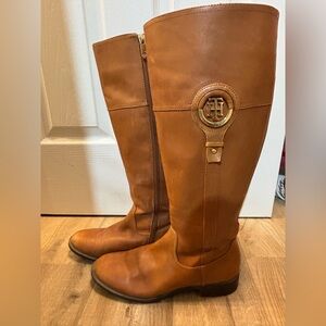 Tommy Hilfiger Brown Knee-High Boots
